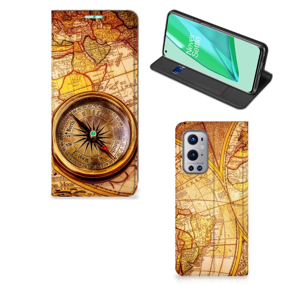 OnePlus 9 Pro Book Cover Kompas - B2C Telecom