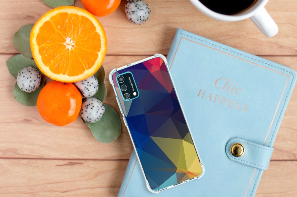 Samsung Galaxy M02s | A02s Shockproof Case Polygon Dark B2C Telecom