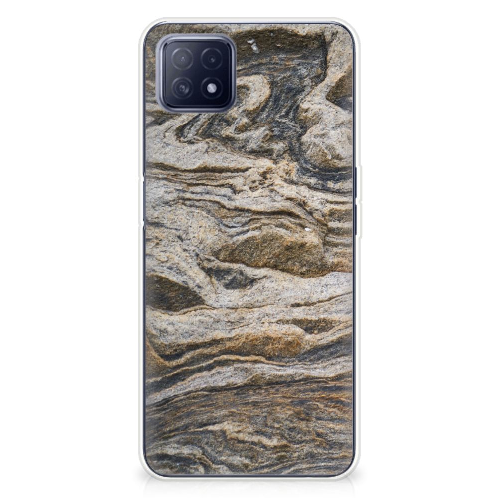 OPPO A53 5G | OPPO A73 5G TPU Siliconen Hoesje Steen