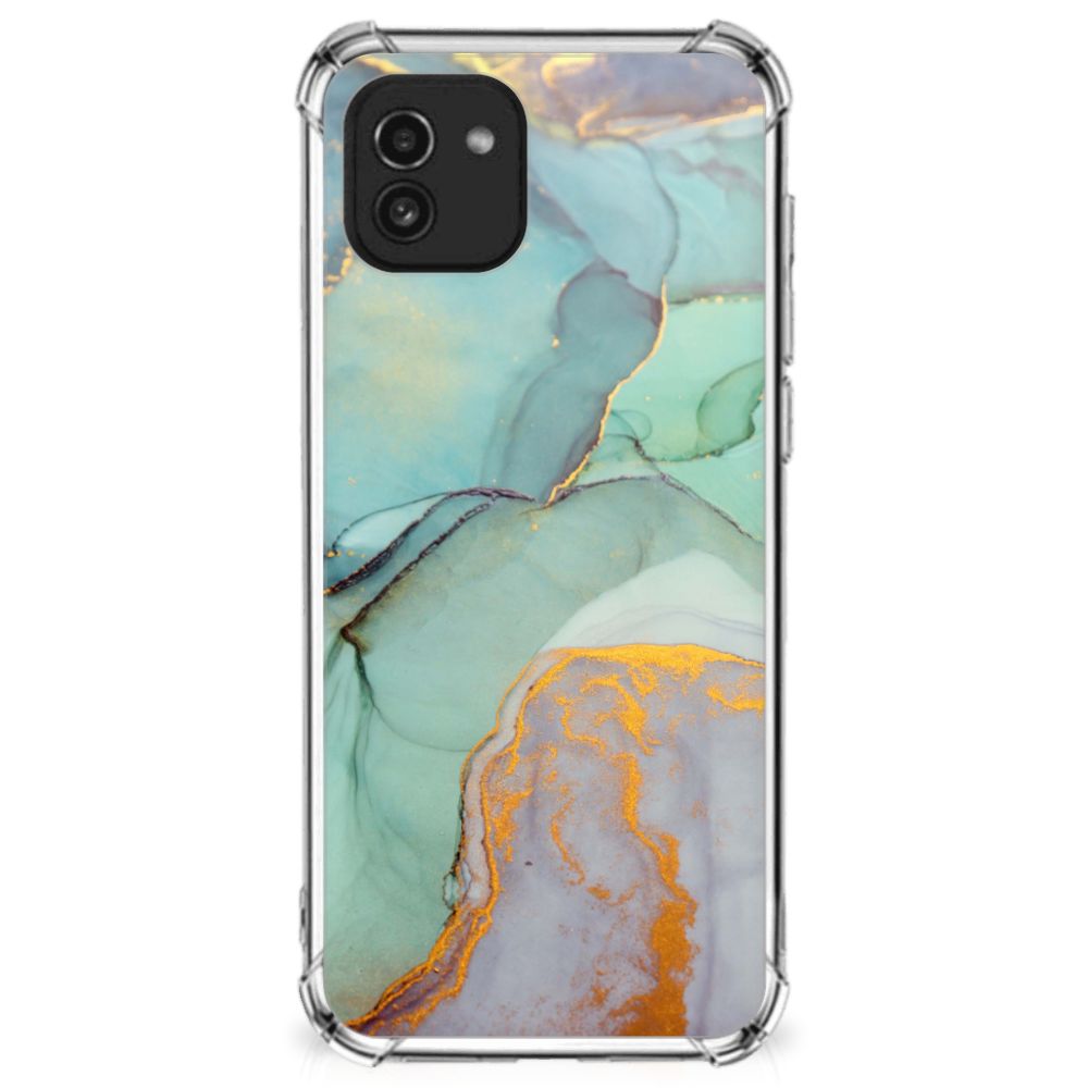 Back Cover voor Samsung Galaxy A03 Watercolor Mix B2C Telecom
