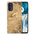 Motorola Moto G52/G82 TPU Siliconen Hoesje Marmer Creme