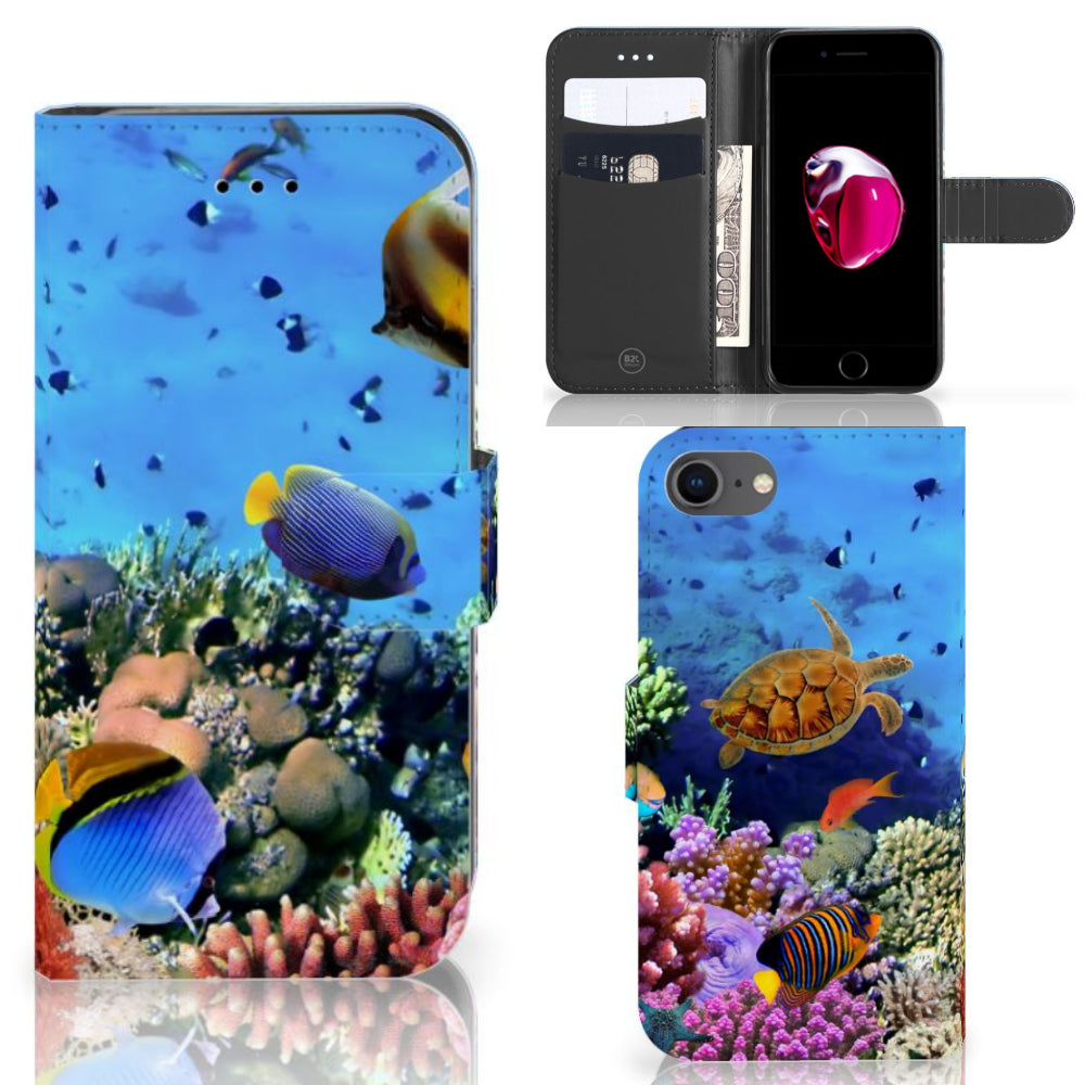 iPhone 7 | 8 | SE (2020) | SE (2022) Telefoonhoesje met Pasjes Vissen