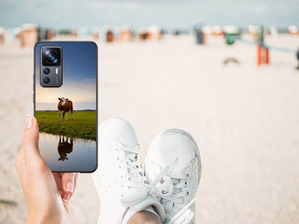 Xiaomi 12T | 12T Pro Dierenprint Telefoonhoesje Koe B2C Telecom