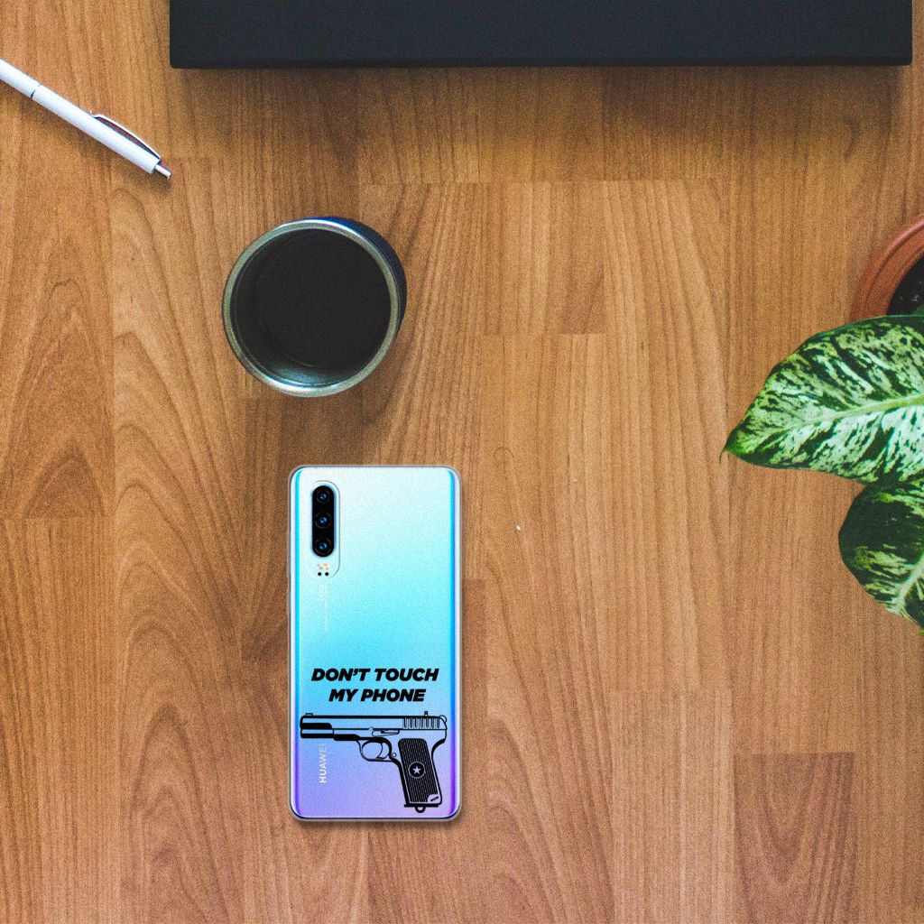 Huawei P30 Silicone-hoesje Pistol DTMP