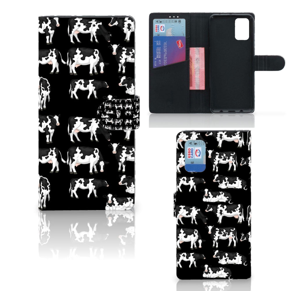 Samsung Galaxy A02s | M02s Telefoonhoesje met Pasjes Koetjes