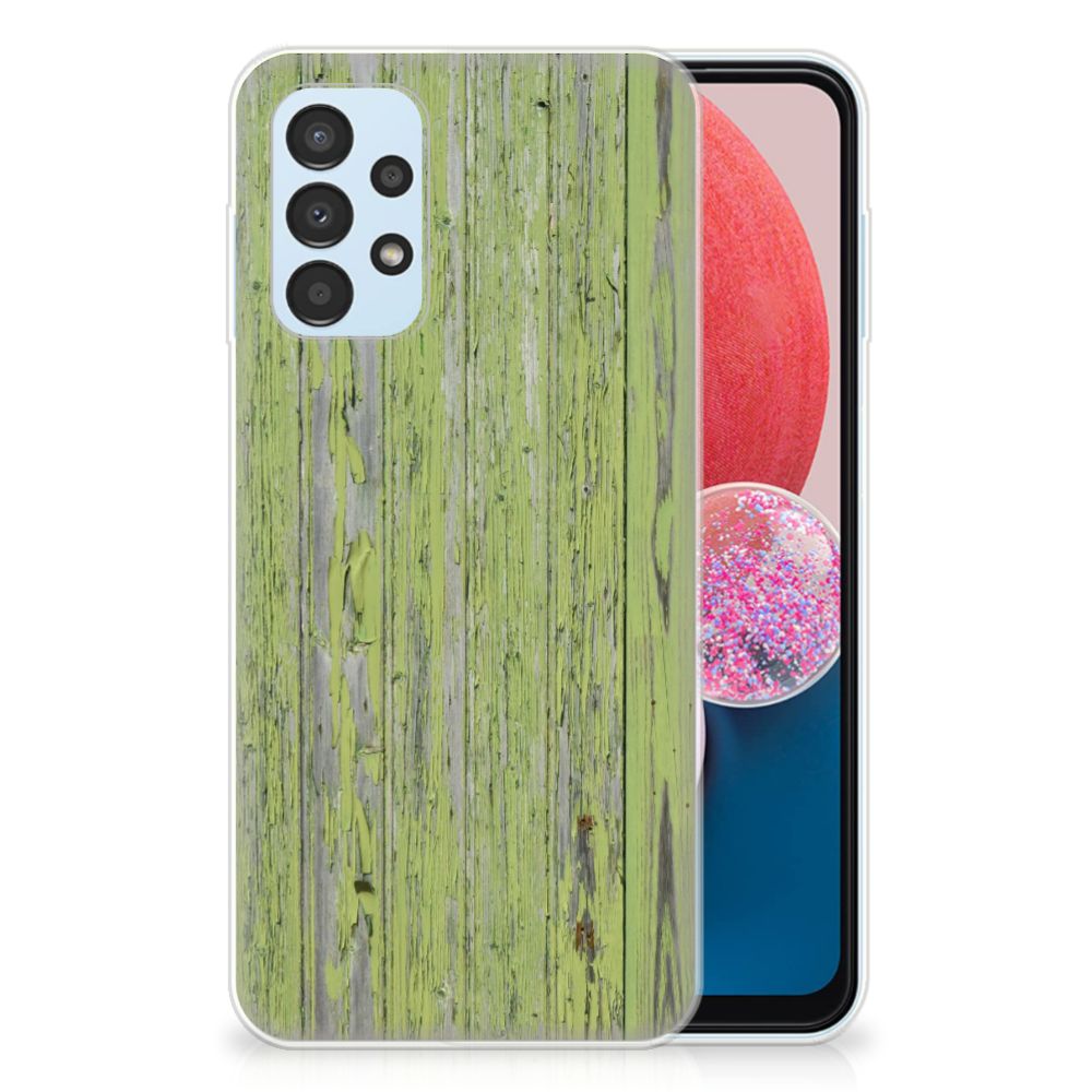 Samsung Galaxy A13 4G Bumper Hoesje Green Wood B2C Telecom