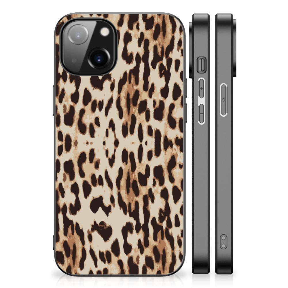 Apple iPhone 13 | iPhone 14 Dierenprint Telefoonhoesje Leopard
