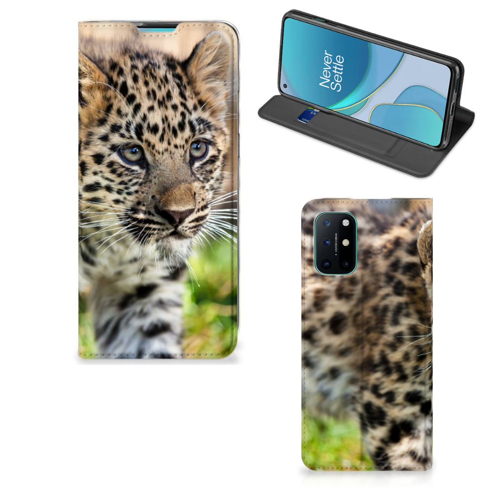 OnePlus 8T Hoesje maken Baby Luipaard - B2C Telecom