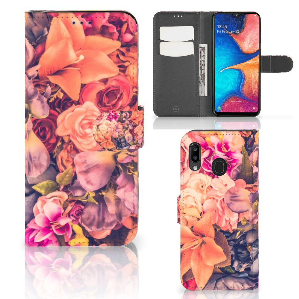 Samsung Galaxy A30 Hoesje Bosje Bloemen