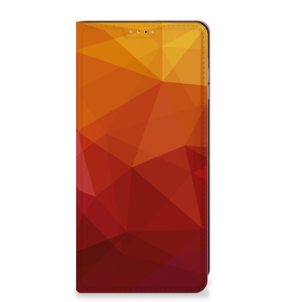 Stand Case voor Samsung Galaxy A25 Polygon Red