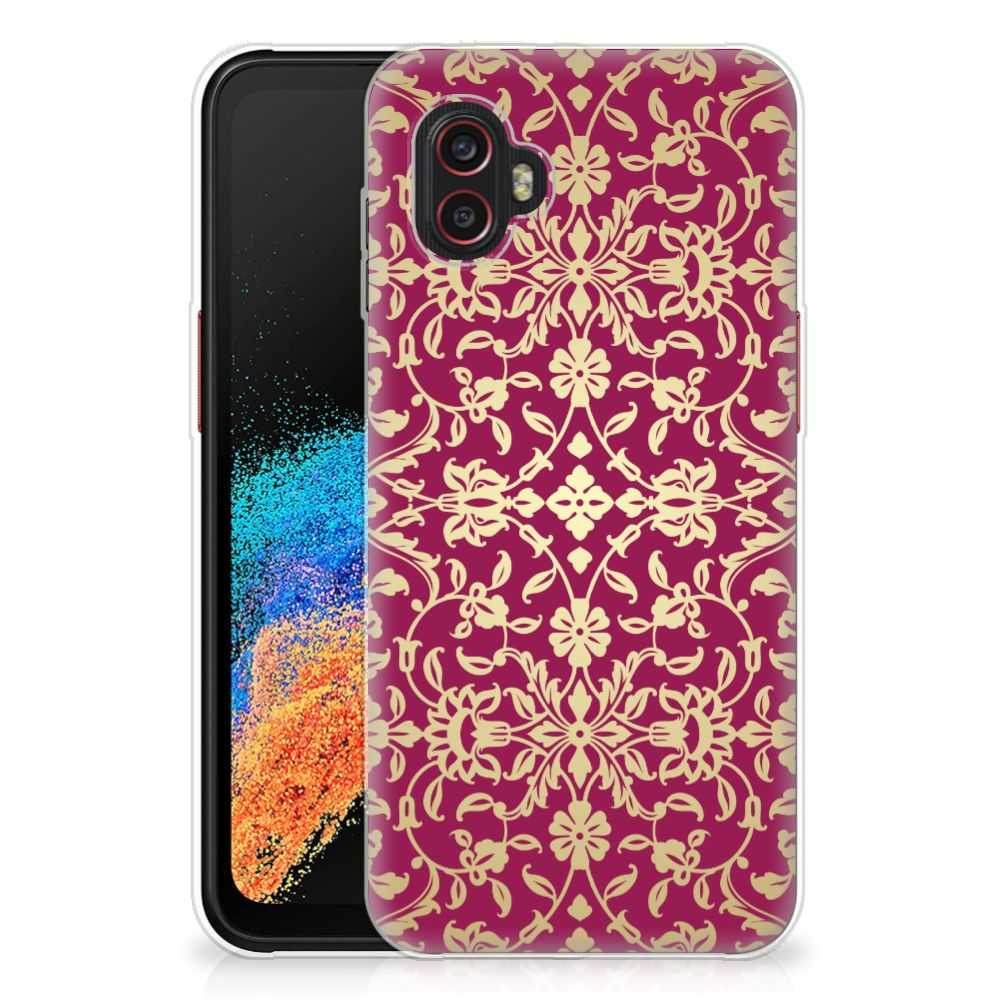 Siliconen Hoesje Samsung Galaxy Xcover 6 Pro Barok Pink B2C Telecom