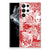 Silicone Back Case Samsung Galaxy S22 Ultra Angel Skull Rood B2C Telecom