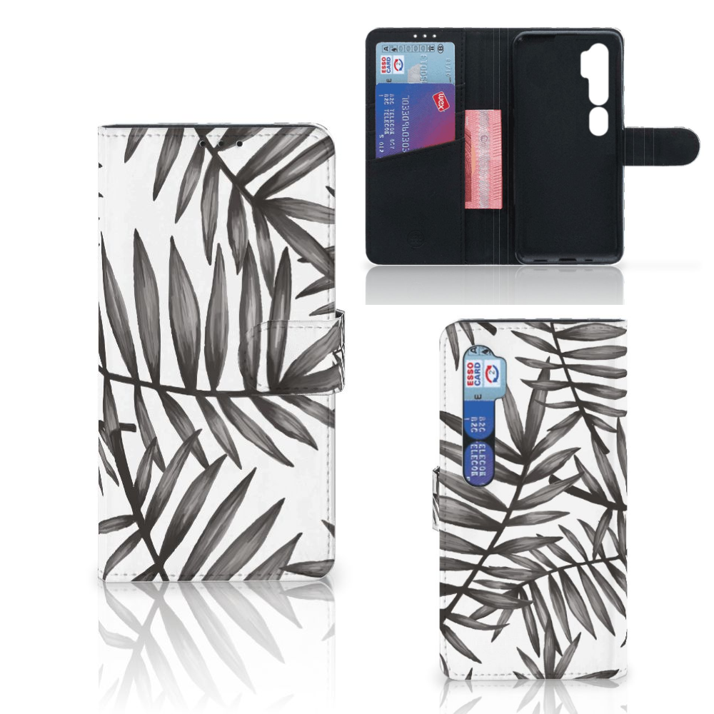 Xiaomi Mi Note 10 Pro Hoesje Leaves Grey