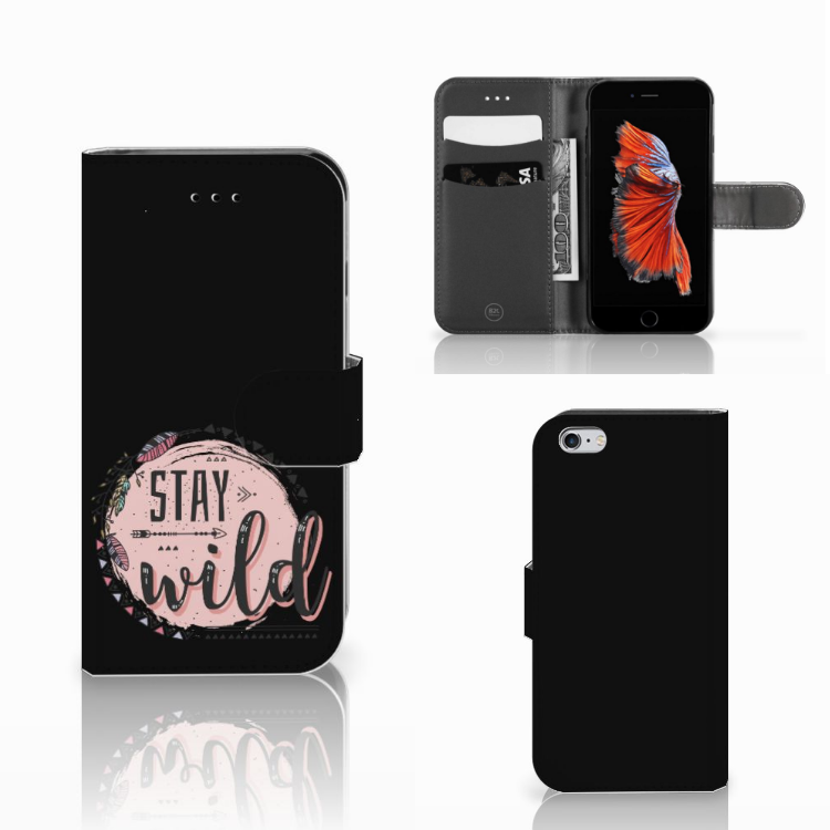 Apple iPhone 6 | 6s Leuk Hoesje Boho Stay Wild
