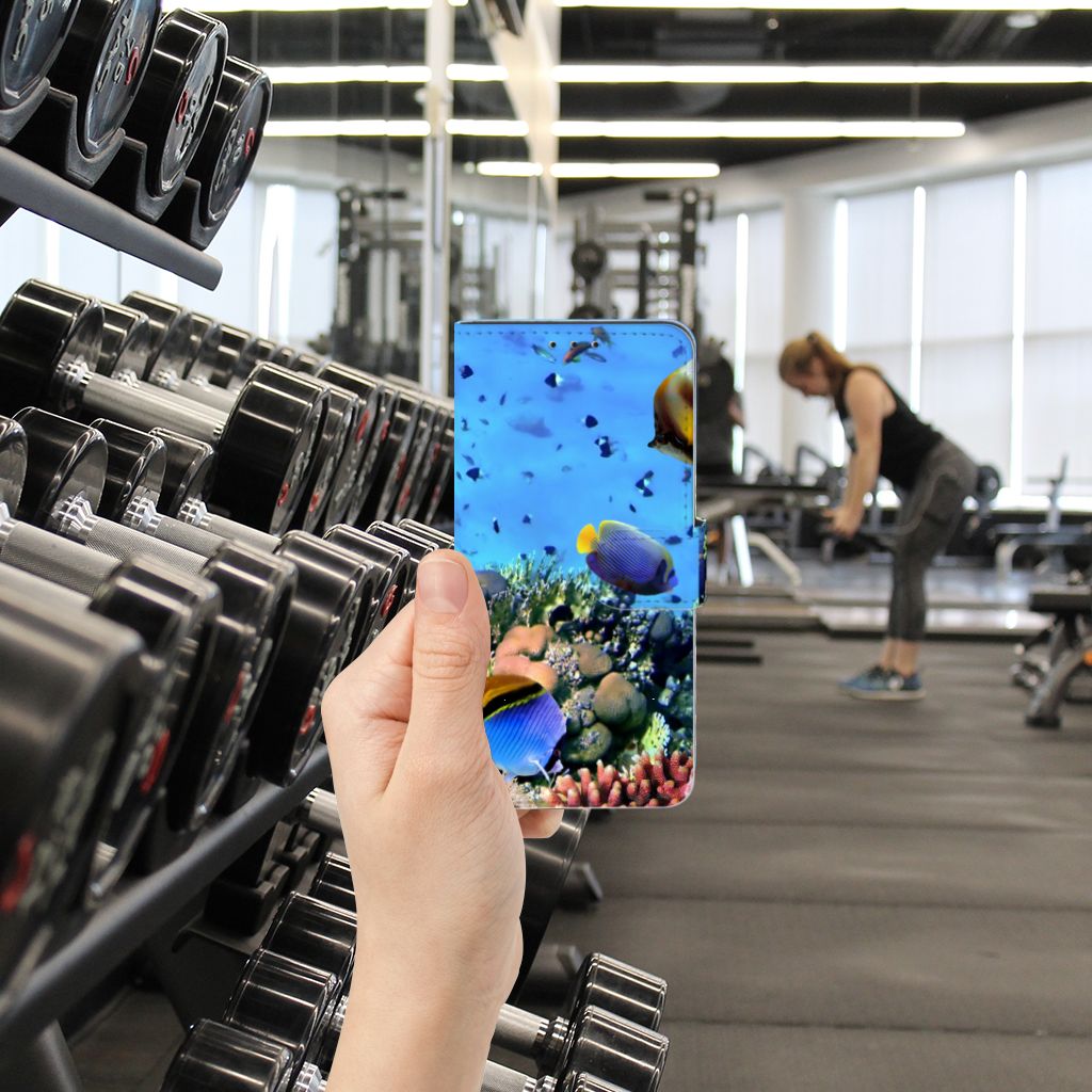 Xiaomi Mi 9 Lite Telefoonhoesje met Pasjes Vissen
