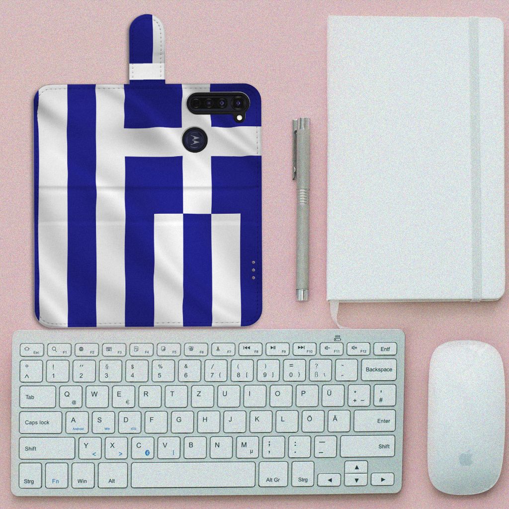 Motorola Moto G Pro Bookstyle Case Griekenland
