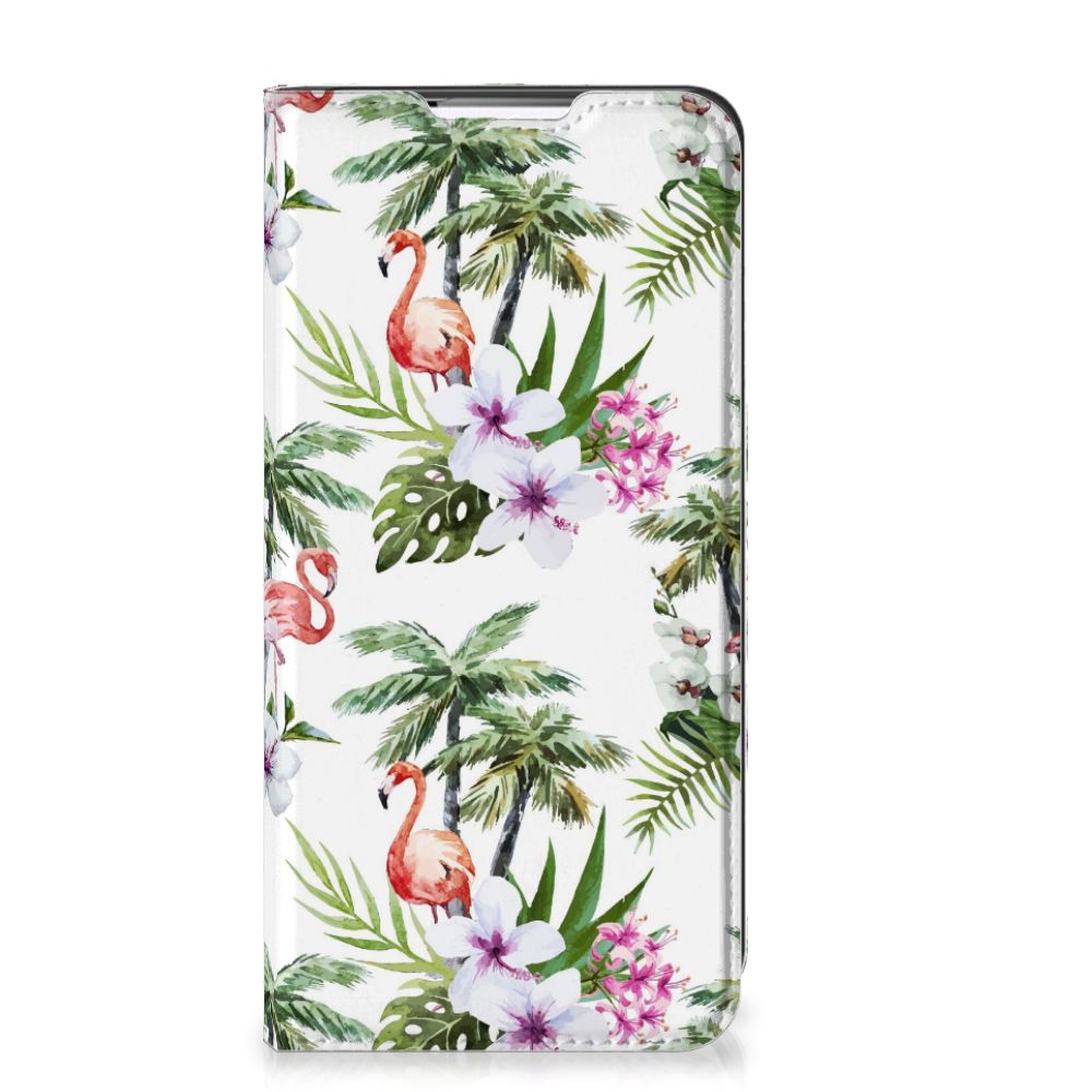 Samsung Galaxy S22 Plus Hoesje maken Flamingo Palms - B2C Telecom