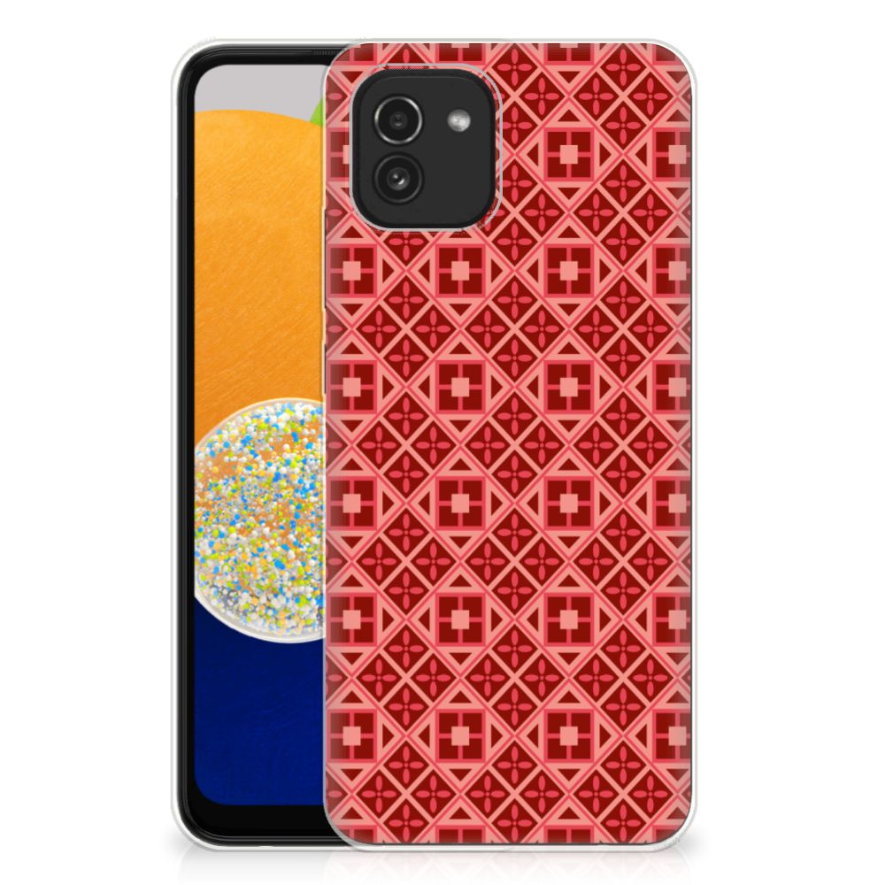 Samsung Galaxy A03 TPU bumper Batik Rood B2C Telecom