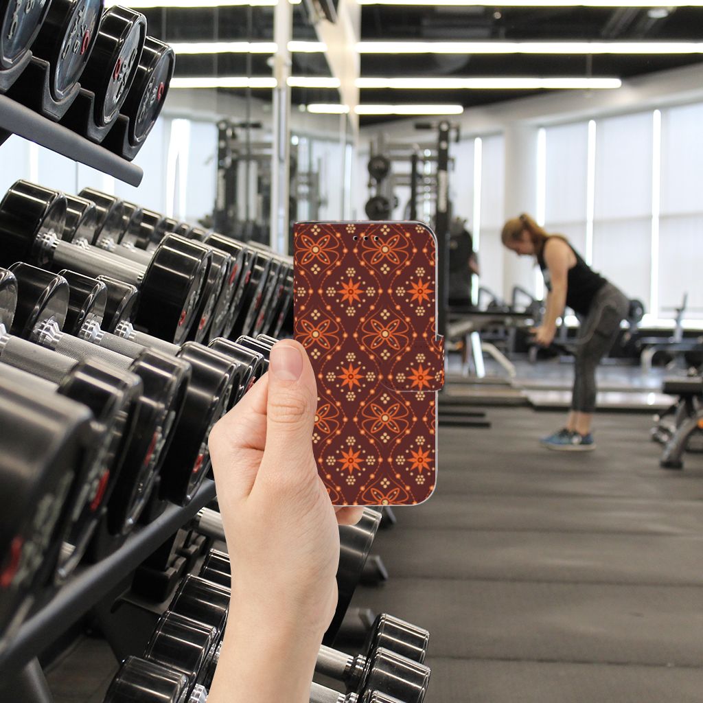 Apple iPhone X | Xs Telefoon Hoesje Batik Brown