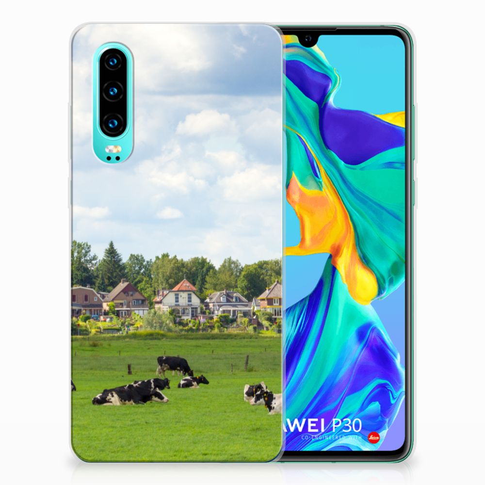 Huawei P30 TPU Hoesje Koeien