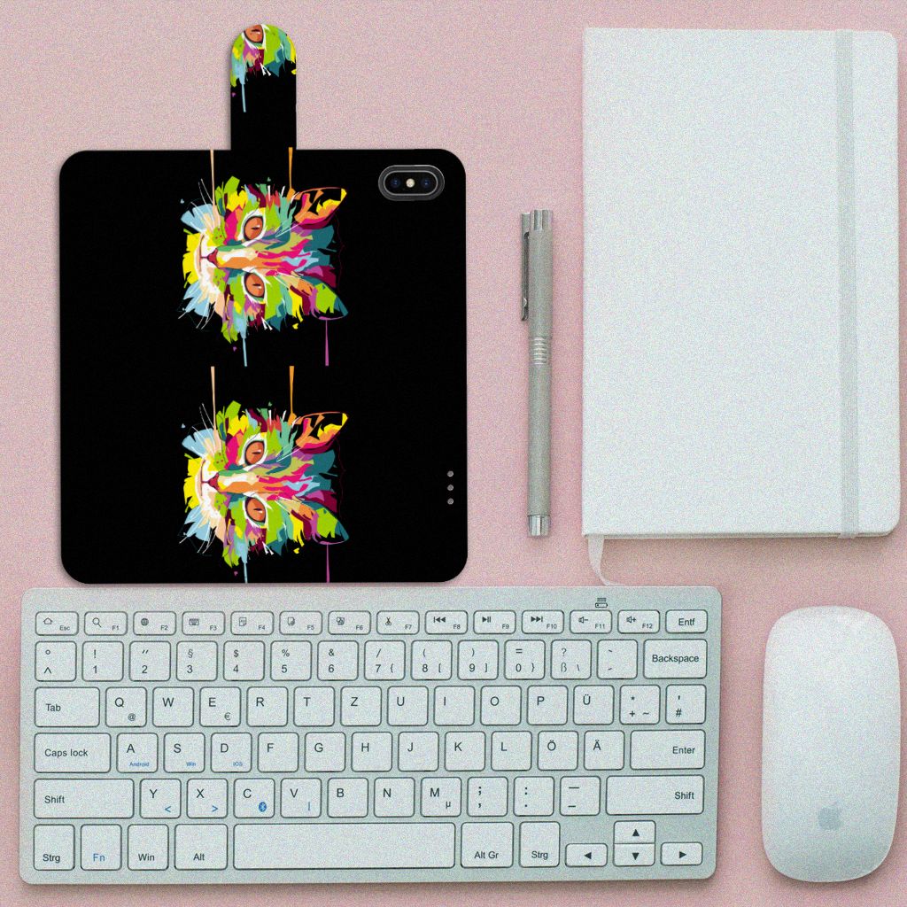 Apple iPhone Xs Max Leuk Hoesje Cat Color