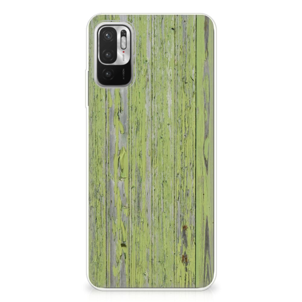 Xiaomi Redmi Note 10/10T 5G | Poco M3 Pro Bumper Hoesje Green Wood