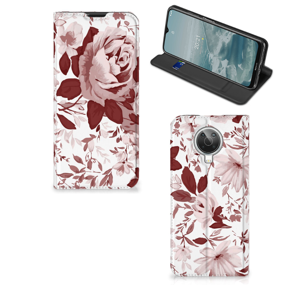 Bookcase Nokia G10 | G20 Watercolor Flowers - B2C Telecom