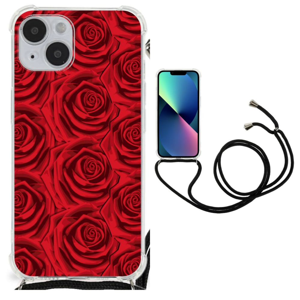 iPhone 14 Plus Case Red Roses