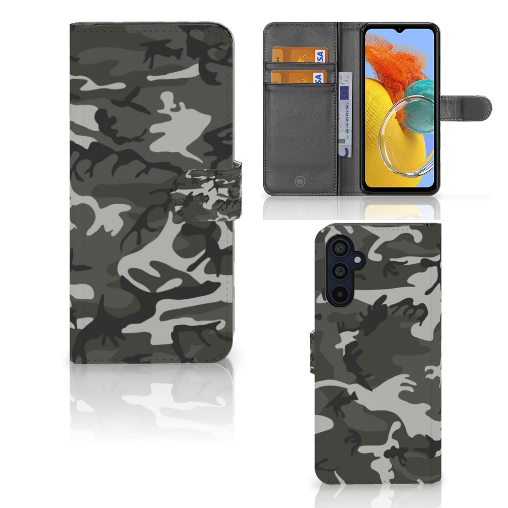 Samsung Galaxy M14 Telefoon Hoesje Army Light