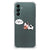Samsung Galaxy A14 5G/4G Stevig Bumper Hoesje Cow met schattige cartoon koe