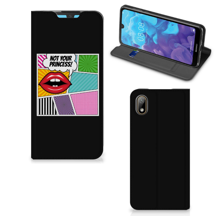 Huawei Y5 (2019) Hippe Standcase Popart Princess - B2C Telecom