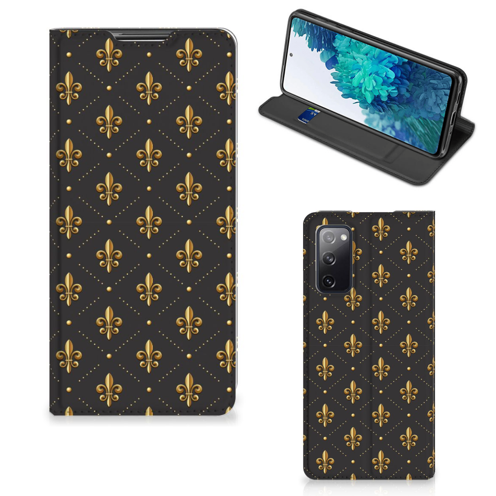 Samsung Galaxy S20 FE Hoesje met Magneet Franse Lelie - B2C Telecom