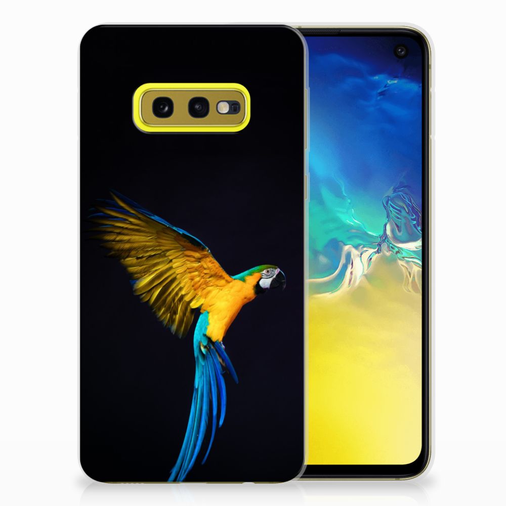 Samsung Galaxy S10e TPU Hoesje Papegaai