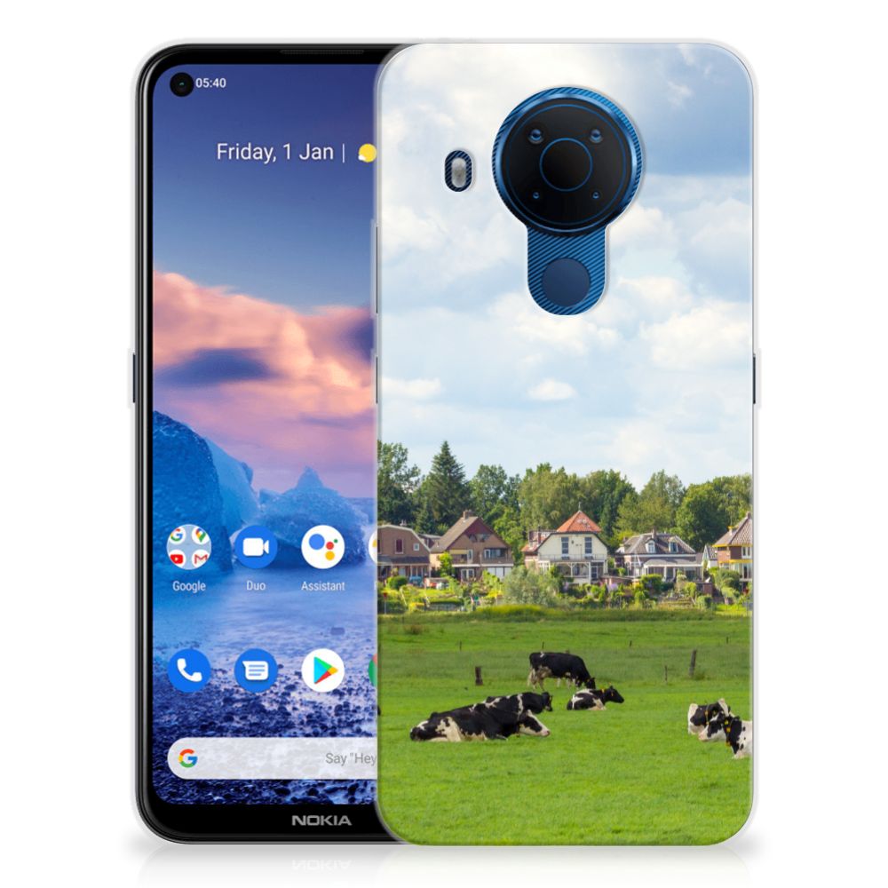 Nokia 5.4 TPU Hoesje Koeien