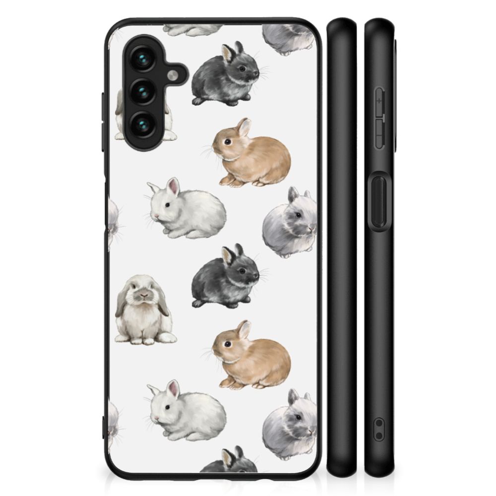 Dierenprint Telefoonhoesje voor Samsung Galaxy A13 5G | A04s Konijntjes B2C Telecom