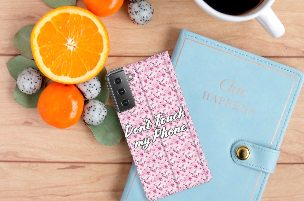 Samsung Galaxy S21 Plus Design Case Flowers Pink DTMP - B2C Telecom