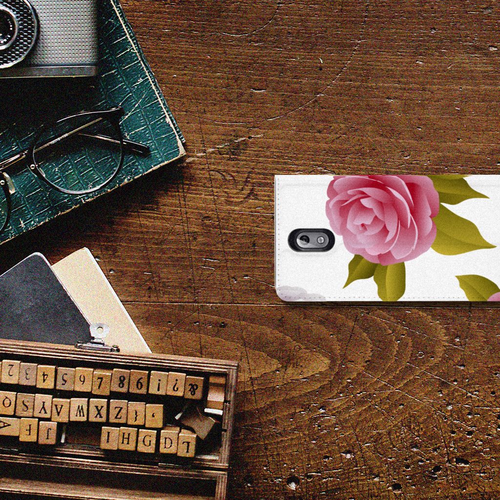 Nokia 3.1 (2018) Smart Cover Roses