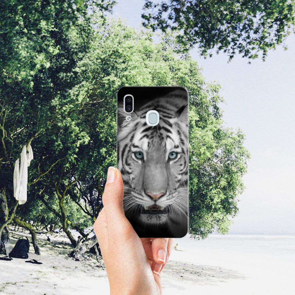 Samsung Galaxy A30 TPU Hoesje Tijger