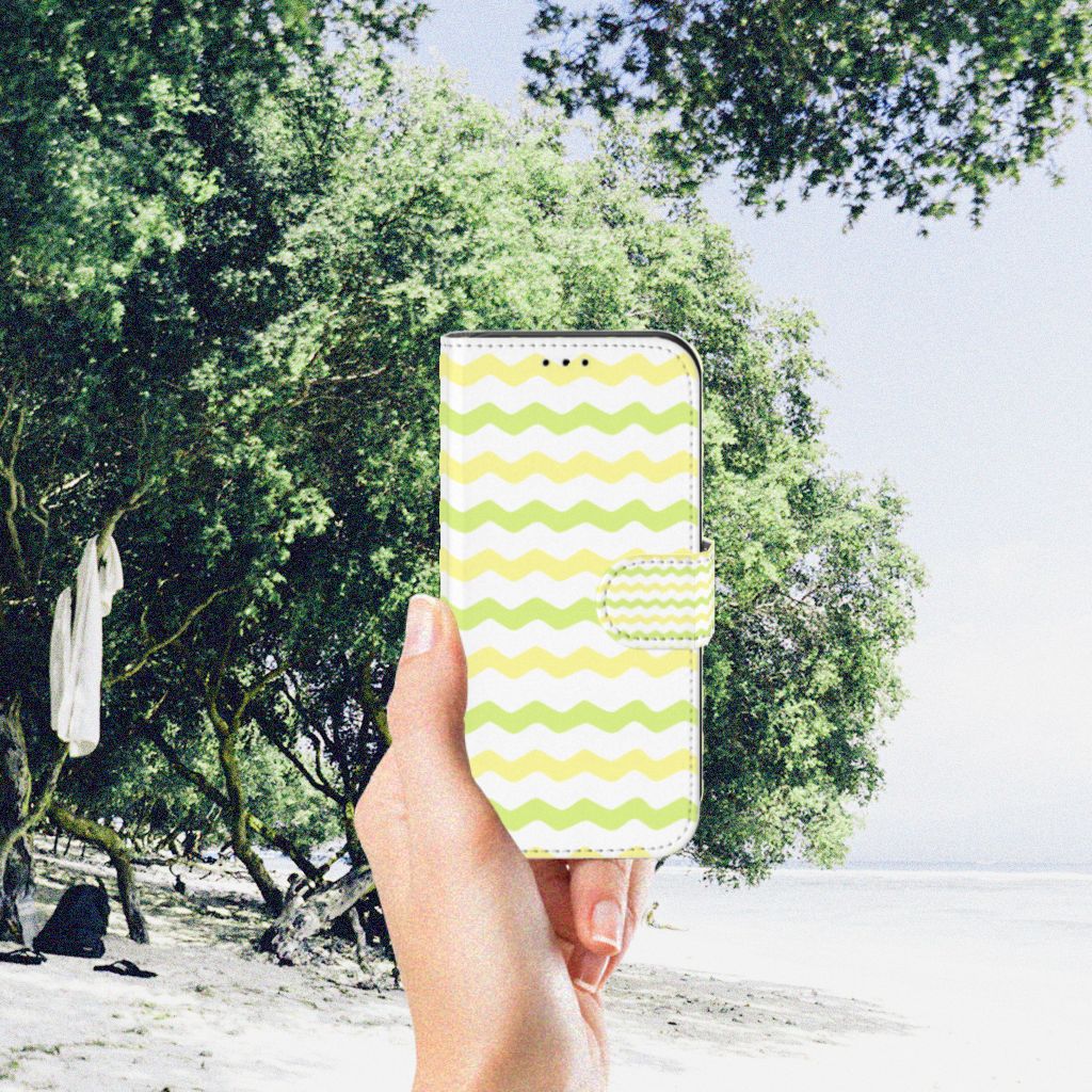 Apple iPhone 11 Pro Telefoon Hoesje Waves Yellow