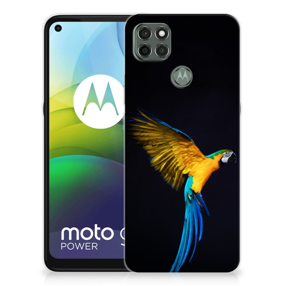 Motorola Moto G9 Power TPU Hoesje Papegaai B2C Telecom