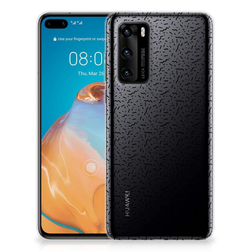 Huawei P40 TPU bumper Stripes Dots B2C Telecom