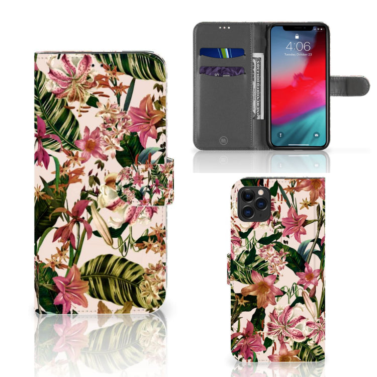 Apple iPhone 11 Pro Max Hoesje Flowers