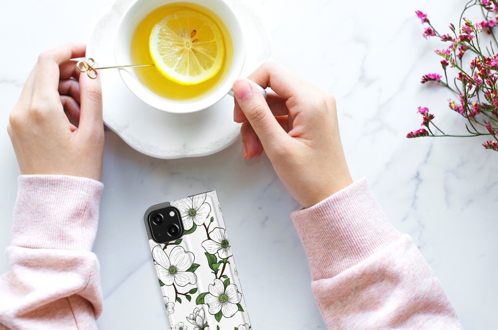 iPhone 13 Mini Smart Cover Dogwood Flowers - B2C Telecom