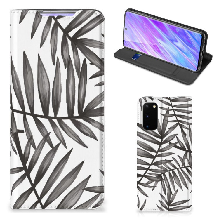 Samsung Galaxy S20 Smart Cover Leaves Grey - B2C Telecom