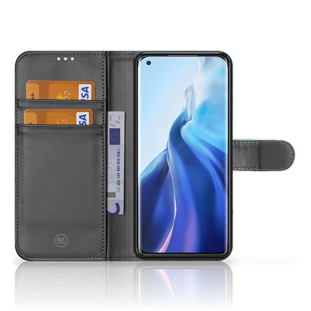 Xiaomi Mi 11 Hoesje Orchidee Blauw - Cadeau voor je Moeder