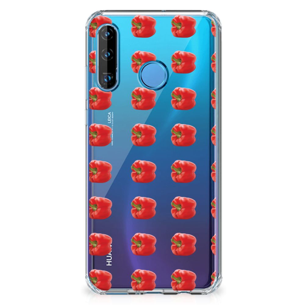Huawei P30 Lite Beschermhoes Paprika Red