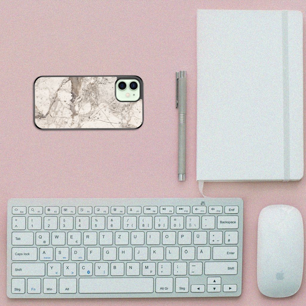 iPhone 12 Mini Gripcase Marmer Beige B2C Telecom