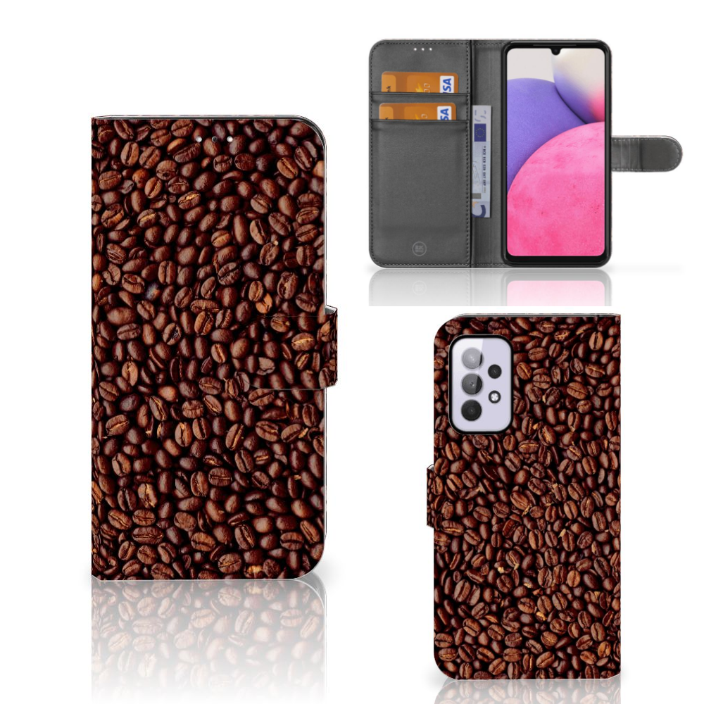 Samsung Galaxy A33 5G Book Cover Koffiebonen