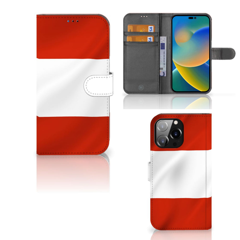 iPhone 14 Pro Max Bookstyle Case Oostenrijk