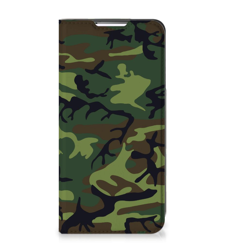 Samsung Galaxy S22 Plus Hoesje met Magneet Army Dark - B2C Telecom